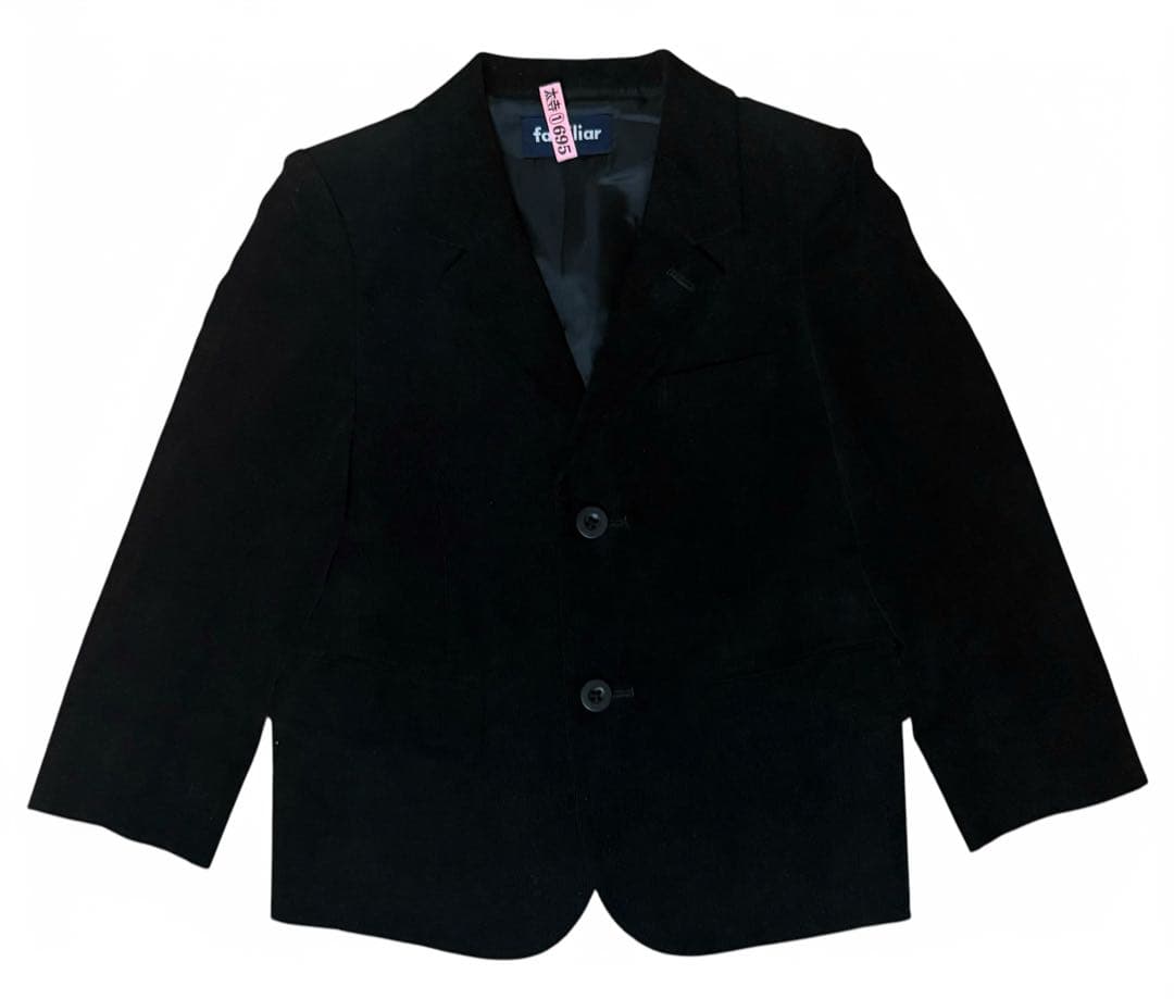 美品【familiar】フォーマルスーツ2点セット　110cm