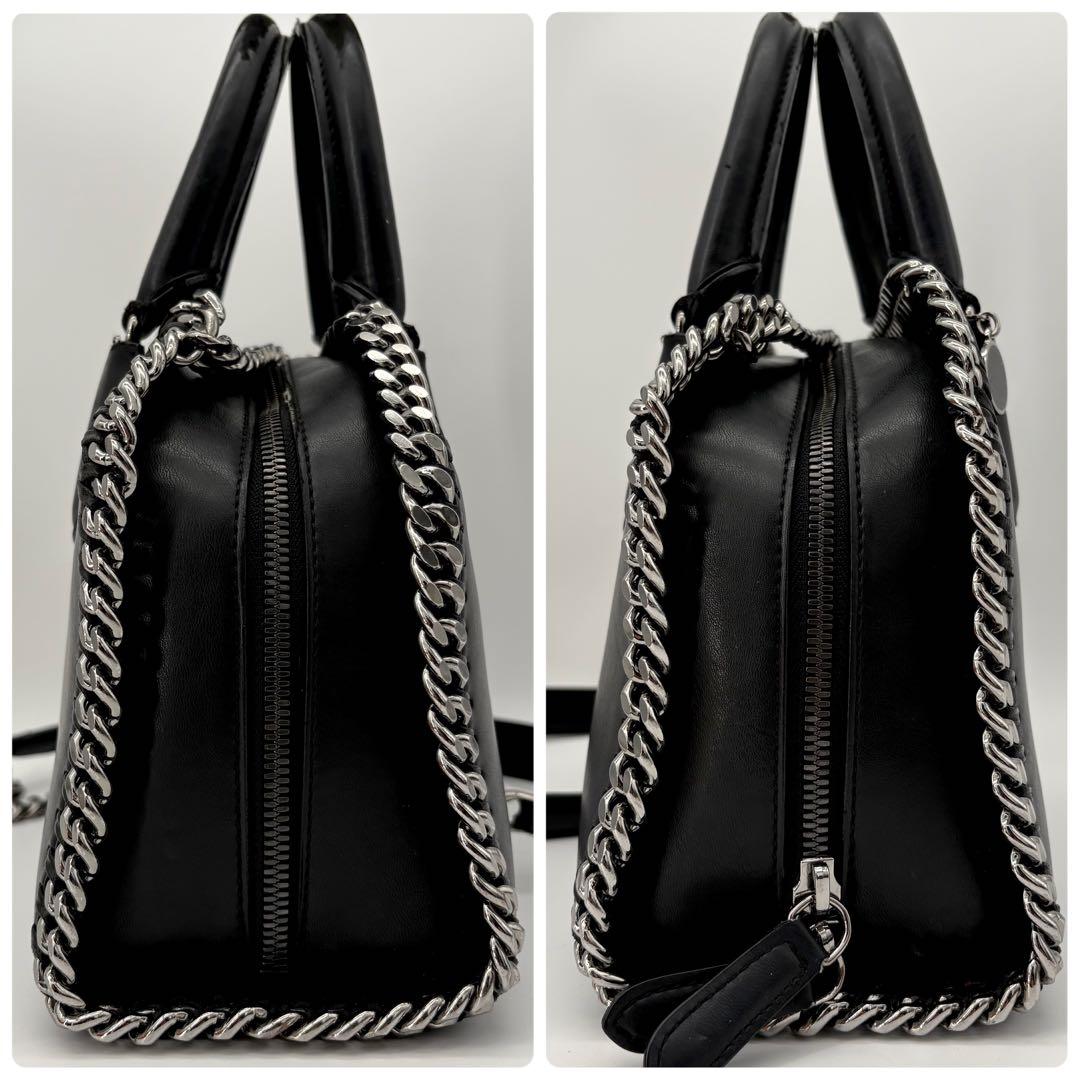 ステラマッカートニー ファラベラ ボックス 2way ショルダーバッグ レザー