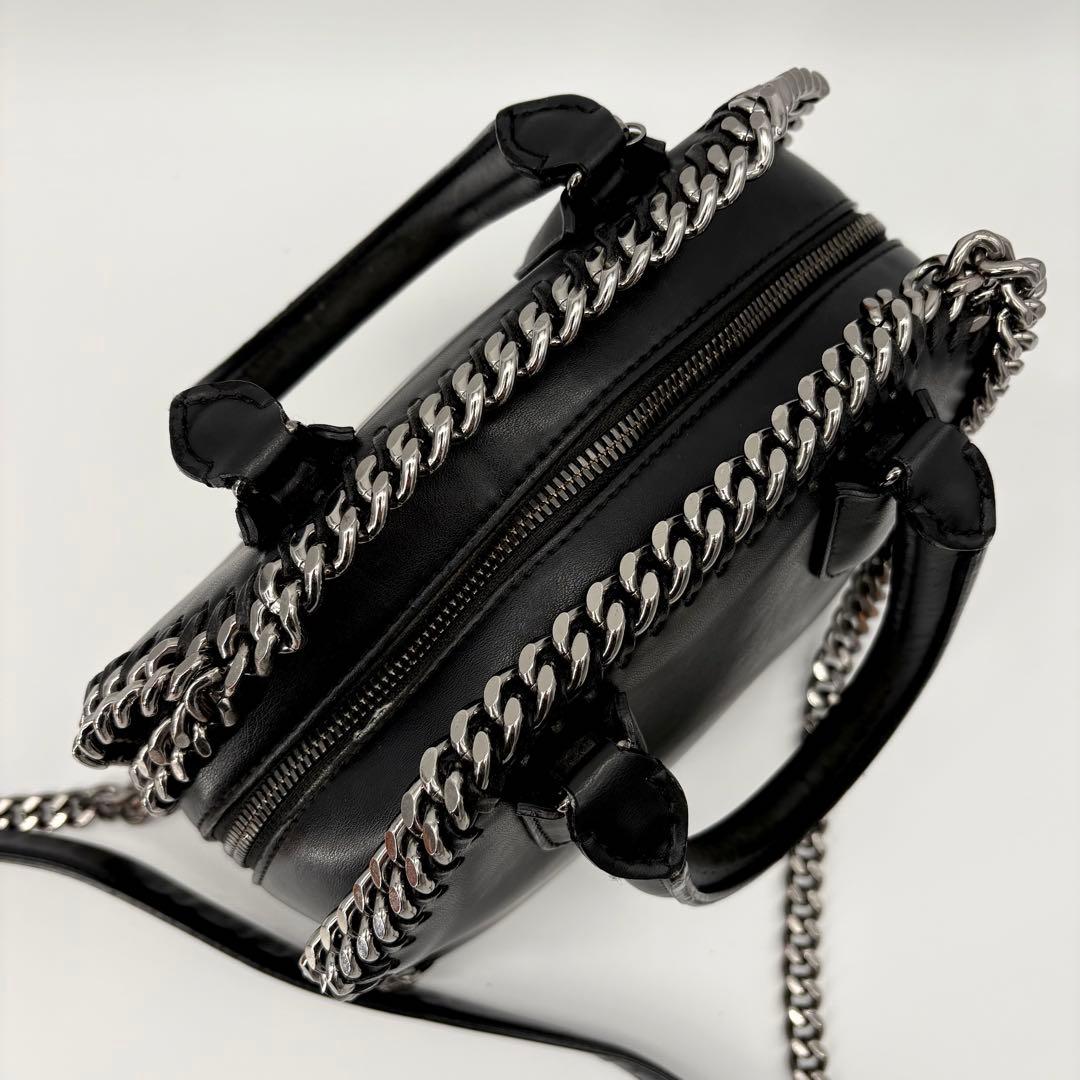 ステラマッカートニー ファラベラ ボックス 2way ショルダーバッグ レザー