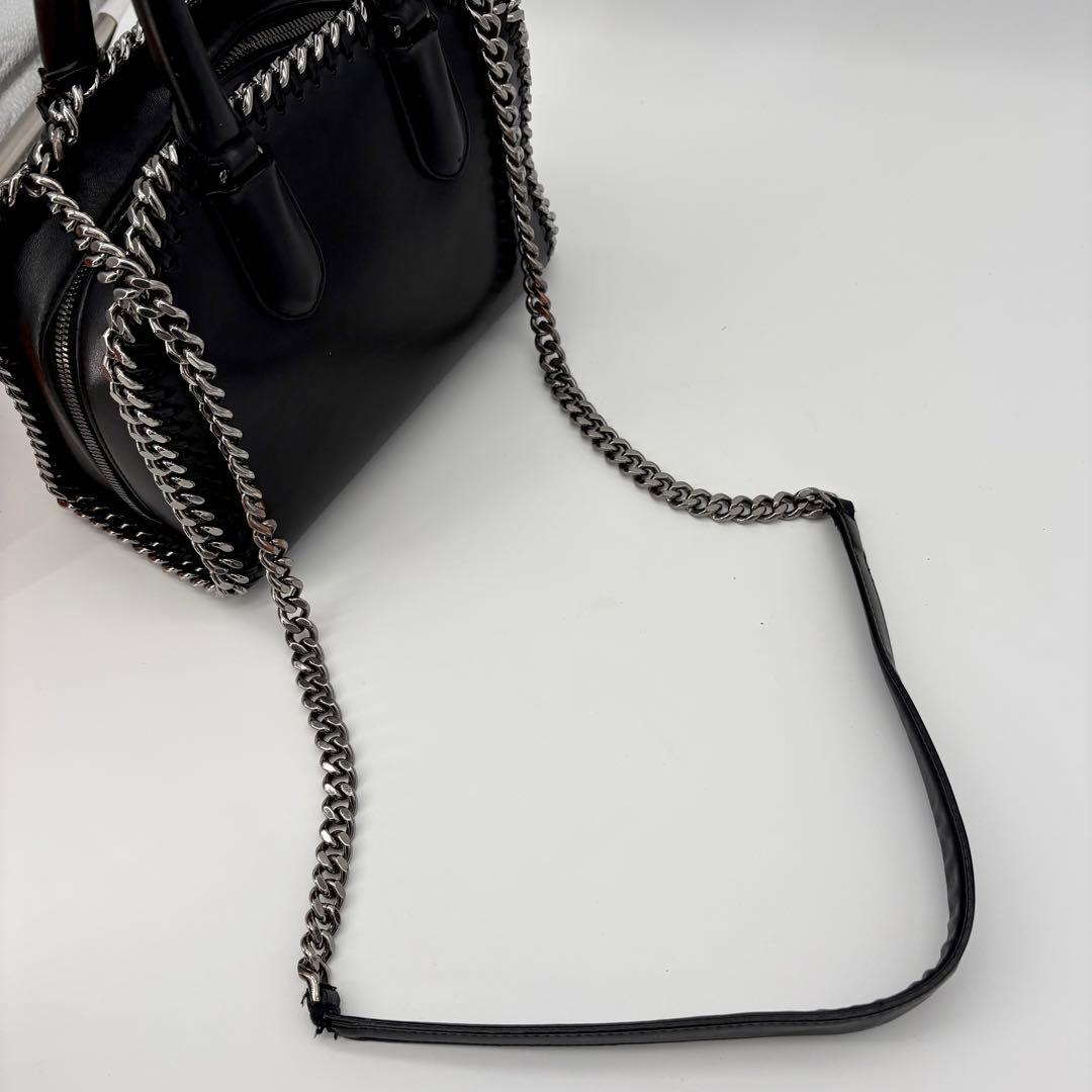 ステラマッカートニー ファラベラ ボックス 2way ショルダーバッグ レザー