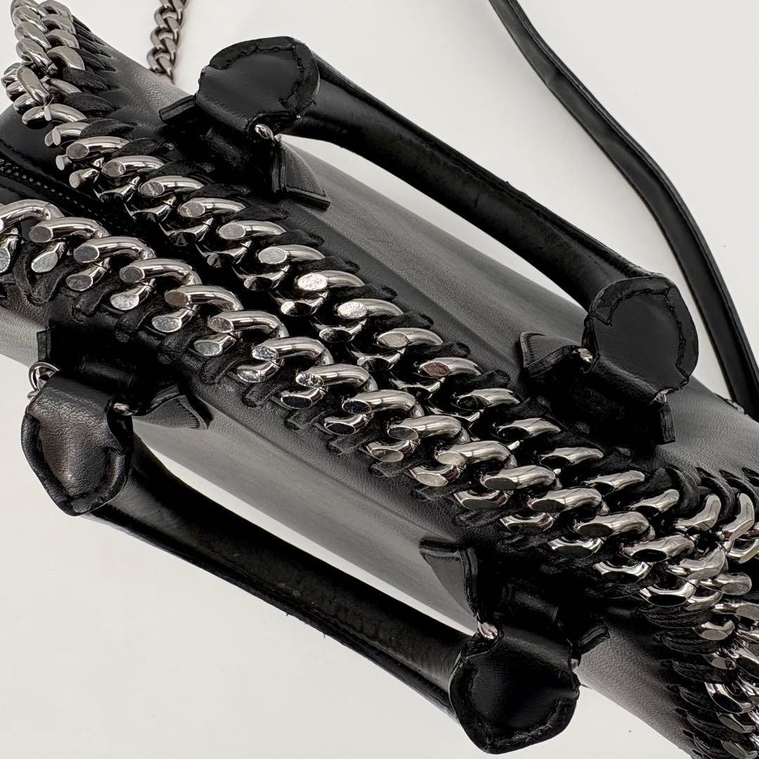 ステラマッカートニー ファラベラ ボックス 2way ショルダーバッグ レザー