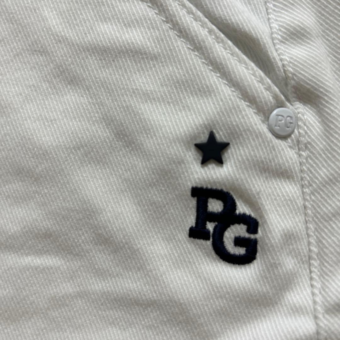 パーリーゲイツ ☆新品タグ付き☆レディースsize２パワフルコットンストレッチ白