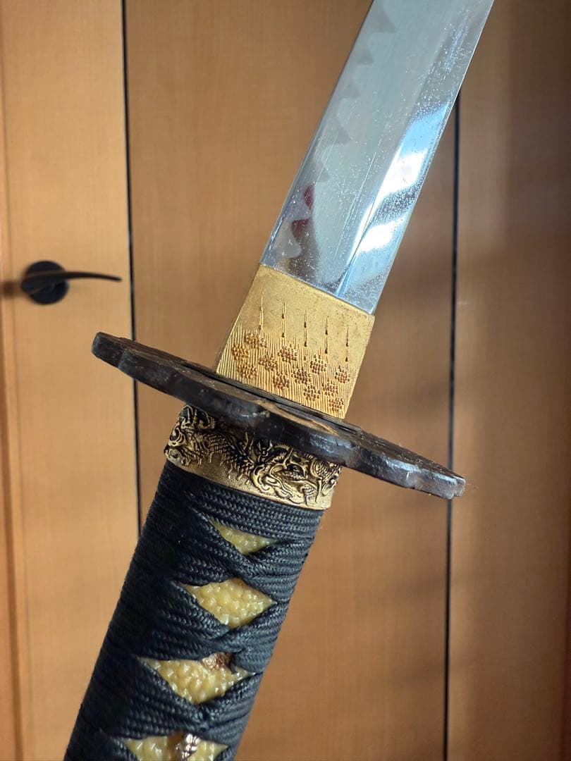 高級 模造刀 本物のハバキと鍔 居合刀 模擬刀 日本刀 太刀 美術刀剣 コスプレ