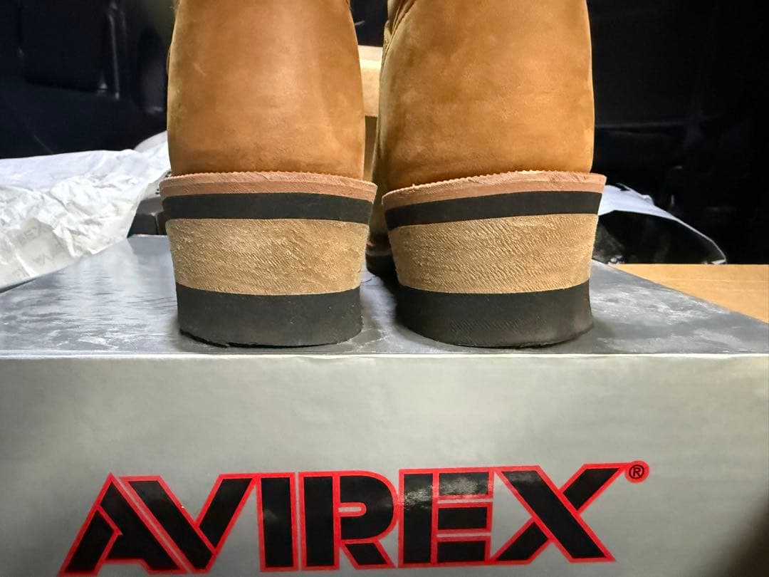 AVIREX エンジニアブーツ ベージュ