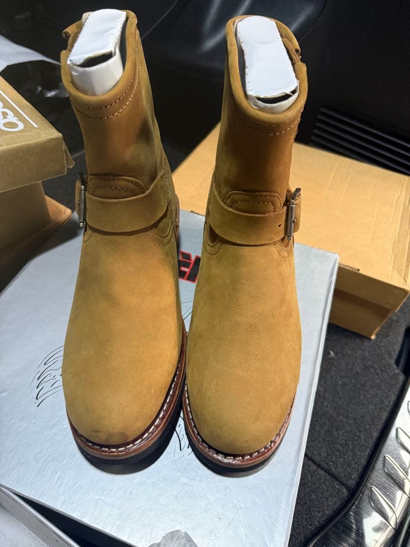 AVIREX エンジニアブーツ ベージュ