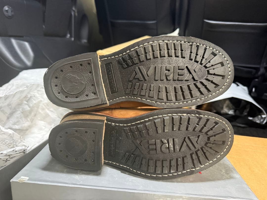 AVIREX エンジニアブーツ ベージュ