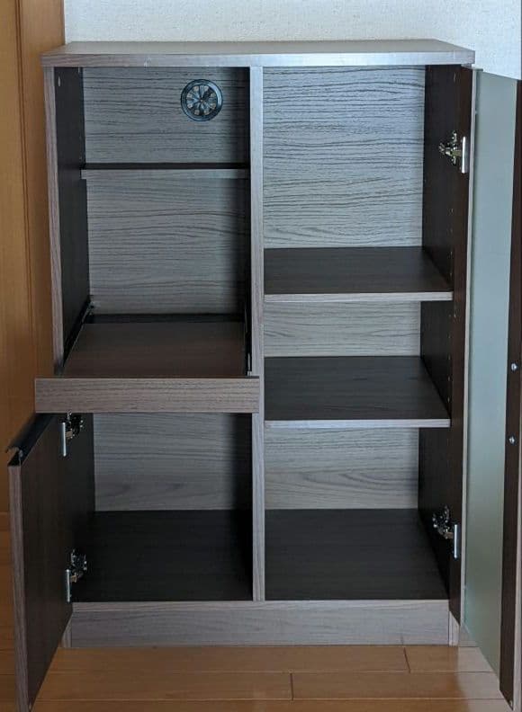 ニトリ　レンジ台　ブラウン　一人暮らしに