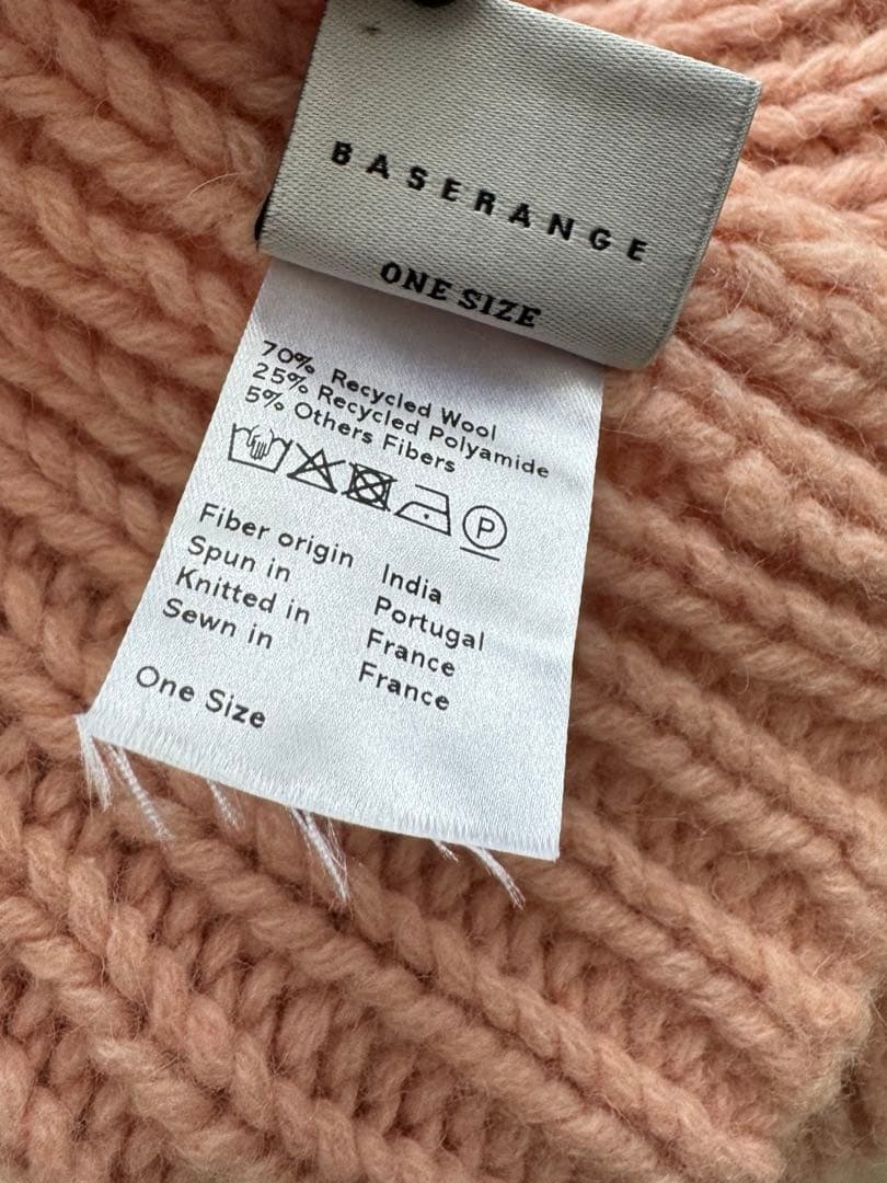 ベースレンジ　BASErange リサイクルウール　マフラー