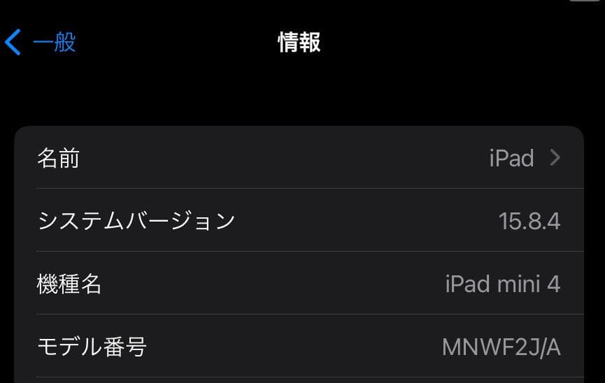 iPad本体 iPad mini 4 docomo 32GB