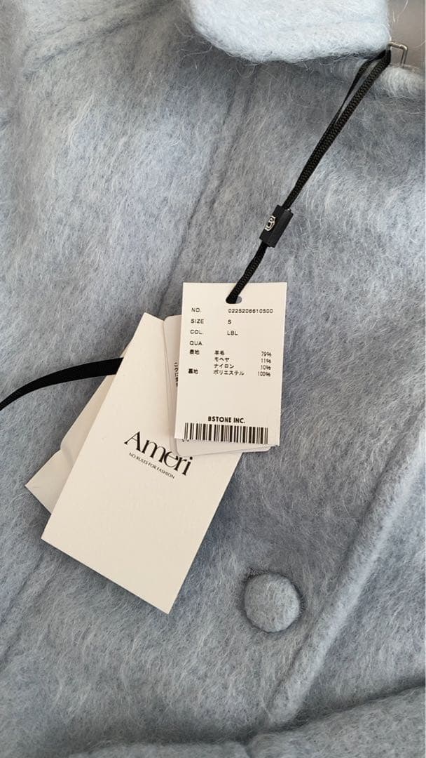 AMERI UND MOHAIR SHAGGY FLIGHT JACKET 新品