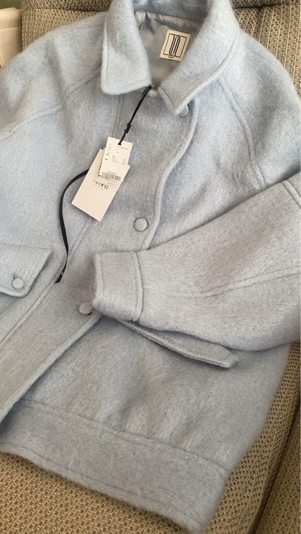 AMERI UND MOHAIR SHAGGY FLIGHT JACKET 新品