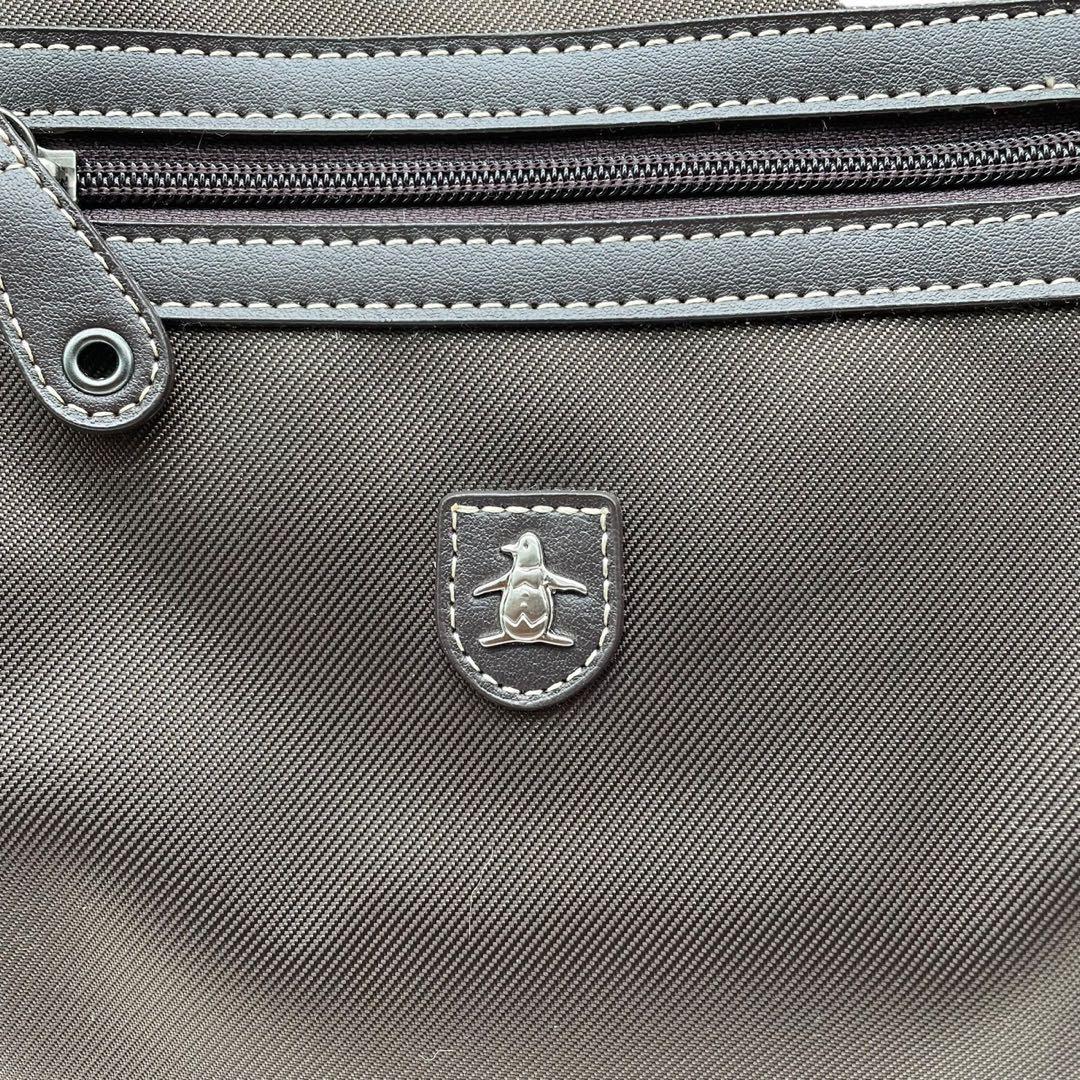 未使用級✨マンシングウェア ゴルフバッグ ナイロン 2way 茶