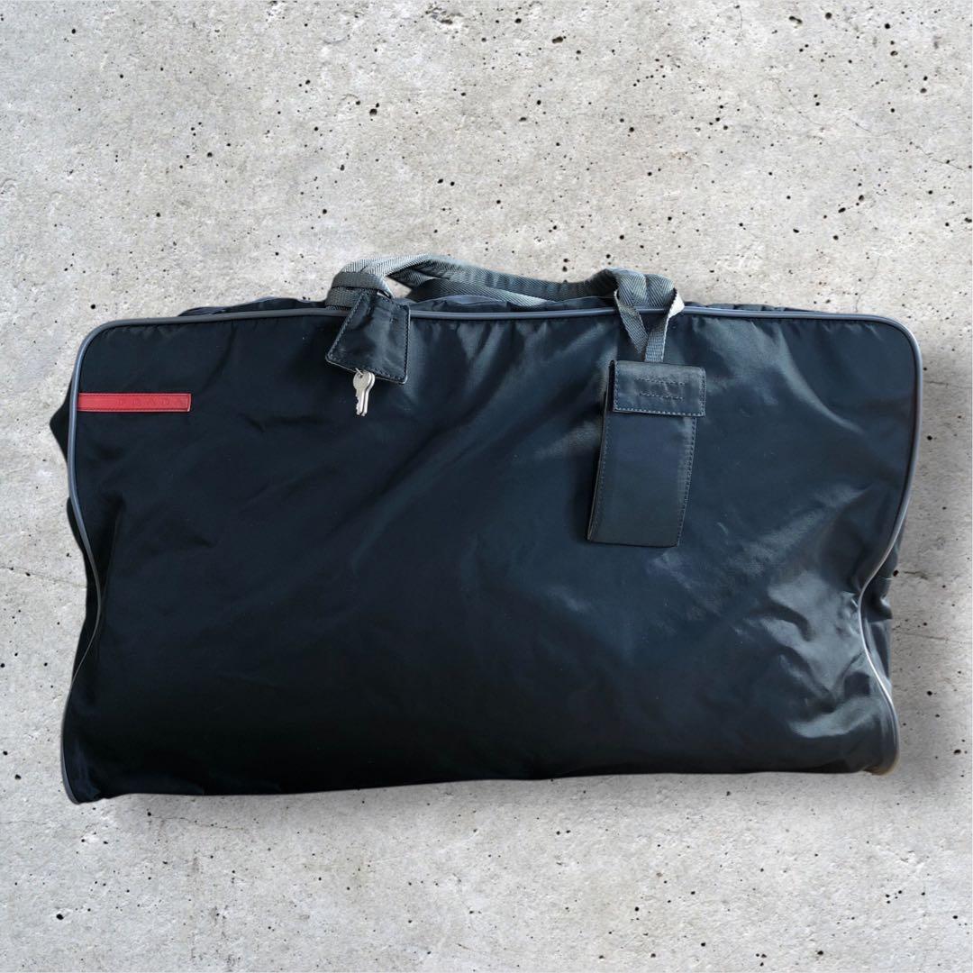 PRADA プラダスポーツ ボストンバッグ ナイロン ユニセックス ブラック