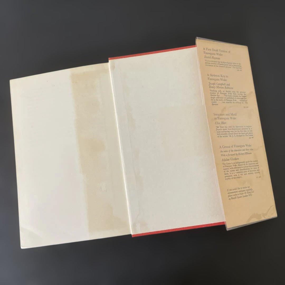 FINNEGANS WAKE BY JAMES JOYCE　1968