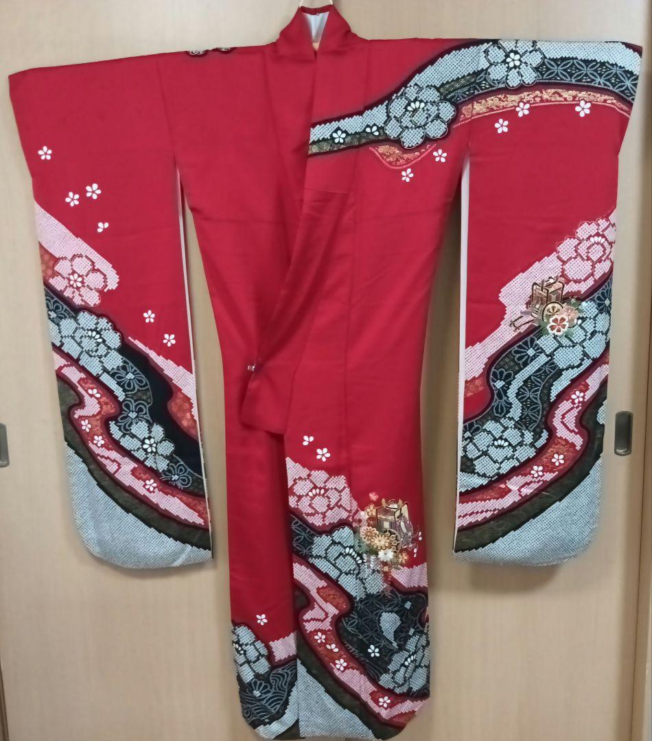 sep0904　正絹　振袖　振袖セット　長襦袢