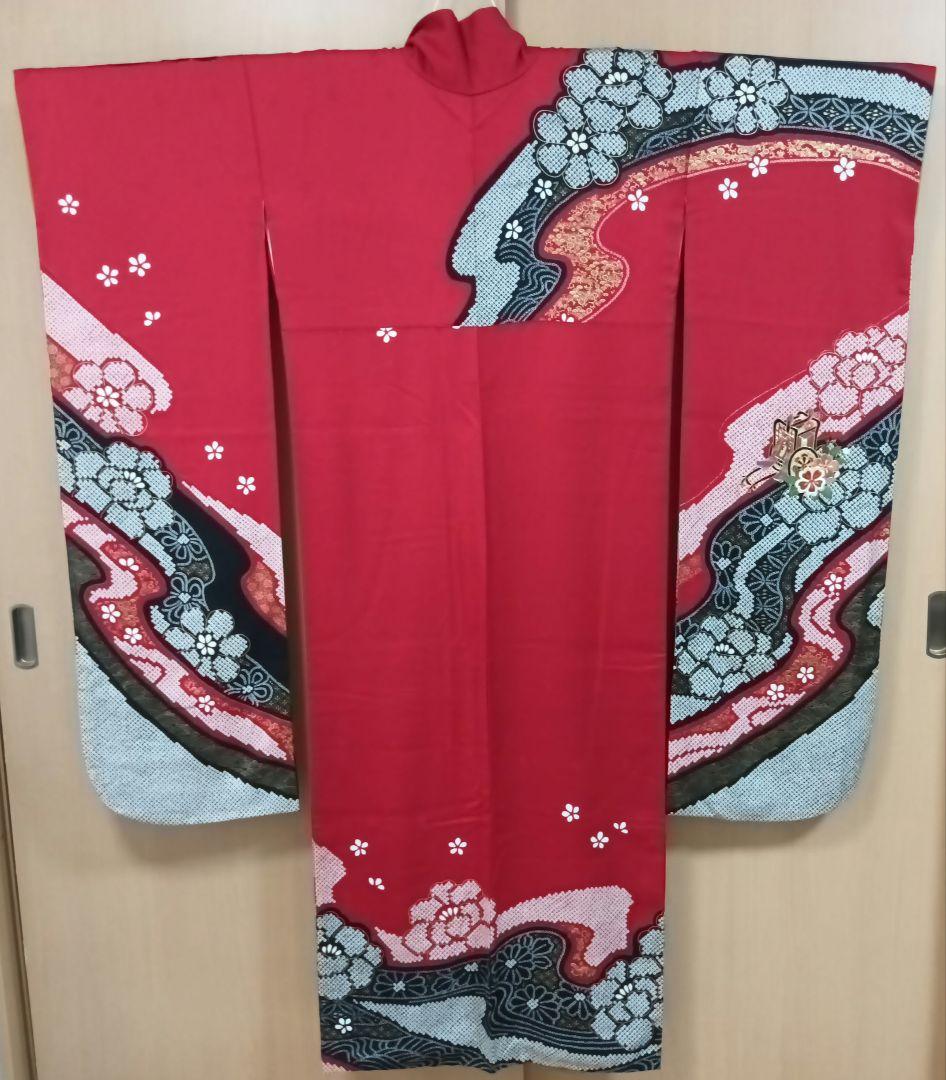 sep0904　正絹　振袖　振袖セット　長襦袢
