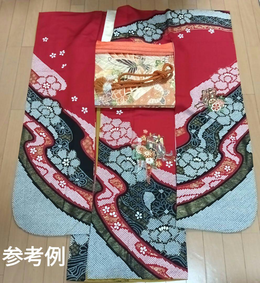 sep0904　正絹　振袖　振袖セット　長襦袢