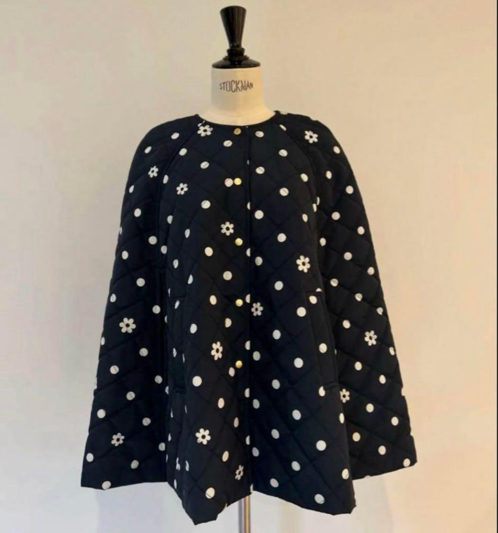 rosymonster キルティングポンチョ