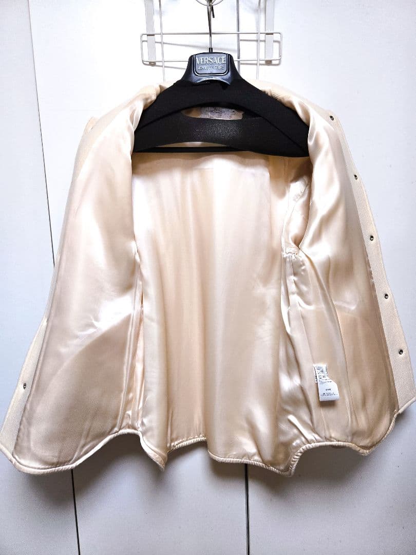 美品 アンフォロー FOLL フォル ヘリンボーン CPO ブルゾン ウール