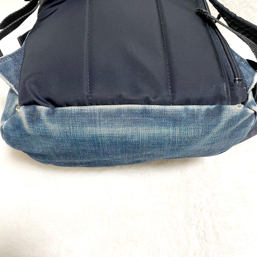 【激レア✨】バーバリー ブラックレーベル デニム リュック ノバチェック 廃盤品