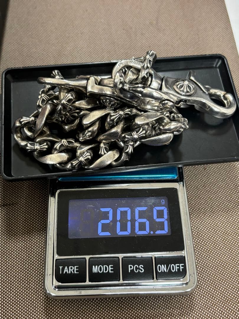 クロムハーツ FANCY SHORT 2クリップ ショート ウォレットチェーン