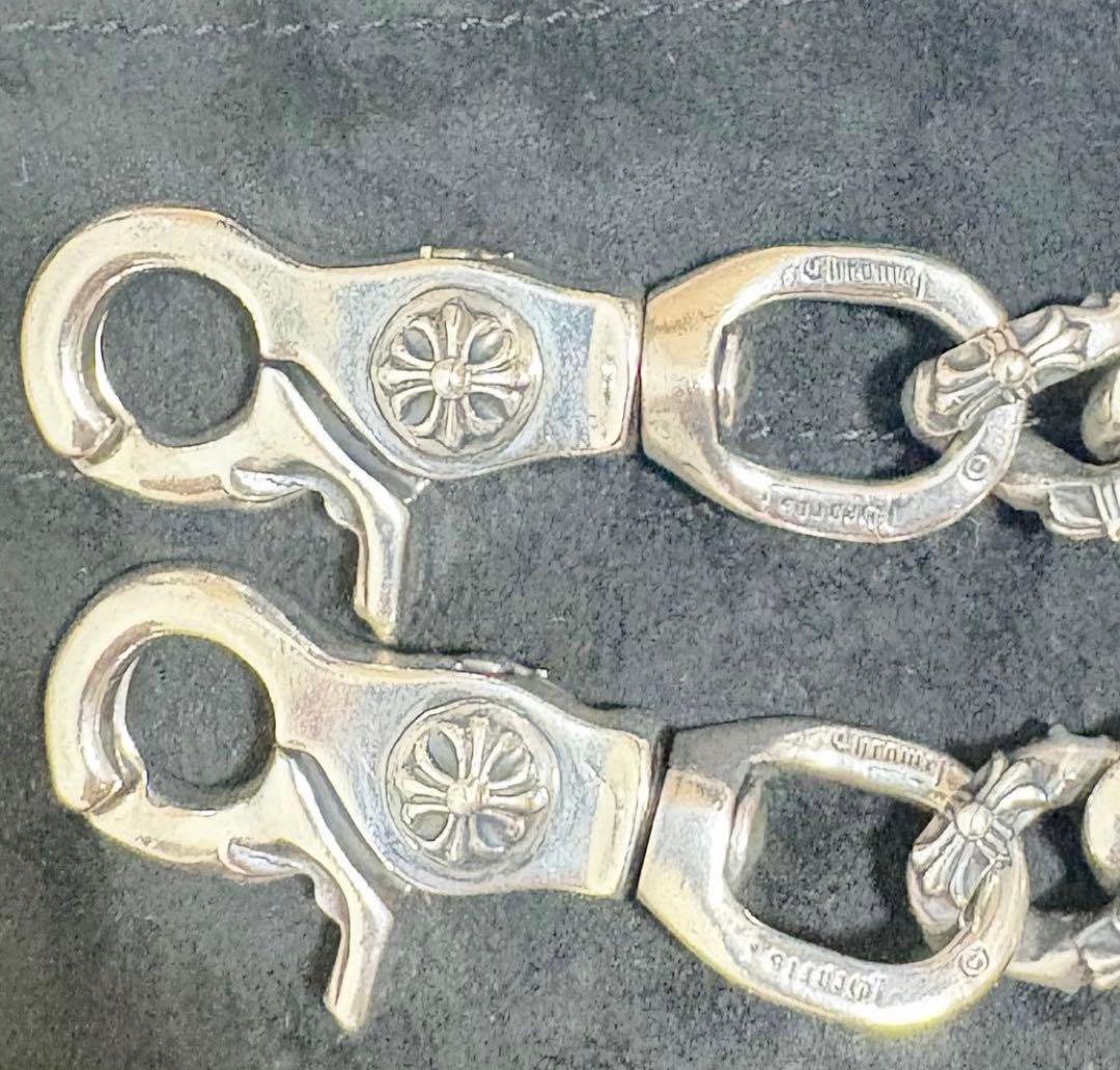 クロムハーツ FANCY SHORT 2クリップ ショート ウォレットチェーン