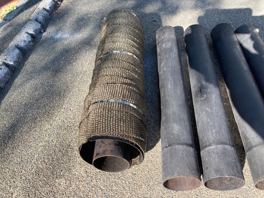 薪ストーブ 断熱材付き煙突パイプ付き