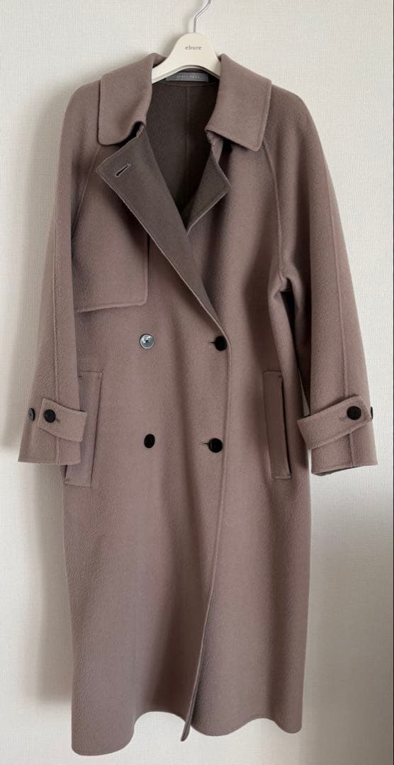 Theory Luxe 2022AWウールカシミヤトレンチ風ロングコート