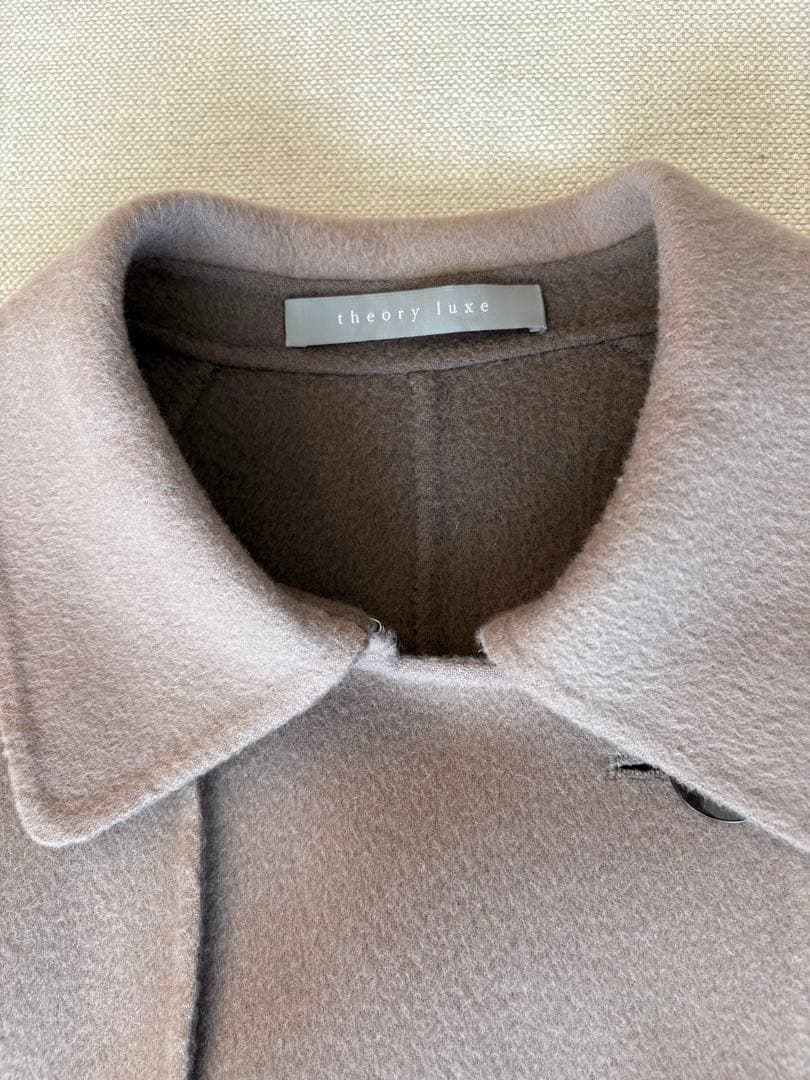 Theory Luxe 2022AWウールカシミヤトレンチ風ロングコート