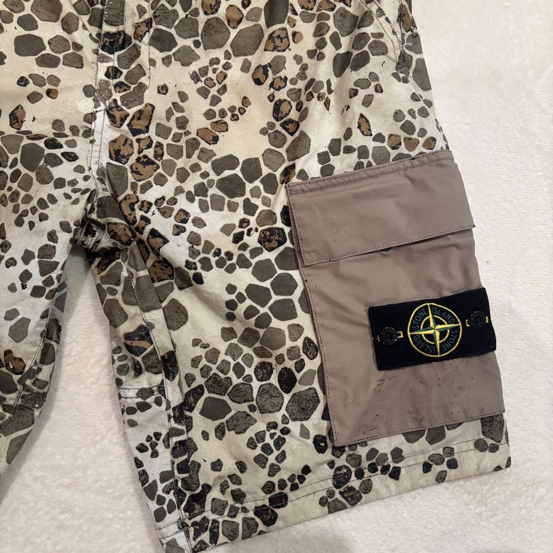 【訳あり】STONE  L15E2 アリゲーターカモ ショーツ正規品