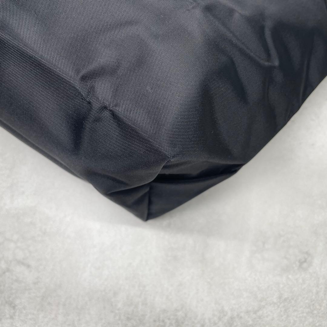 美品✨ロンシャン プリアージュ M トートバッグ ナイロン×レザー 肩掛け 黒