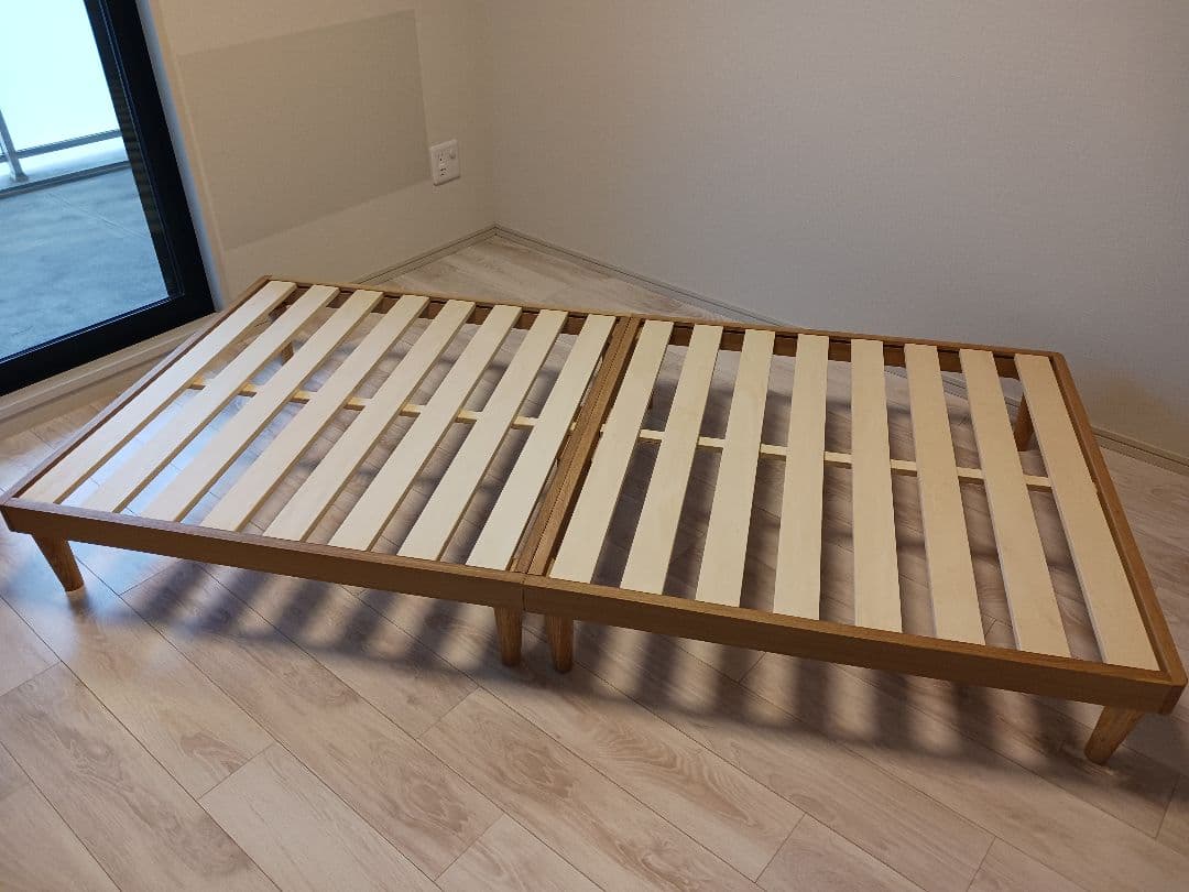 10分で組み立てられる木製すのこベッド
