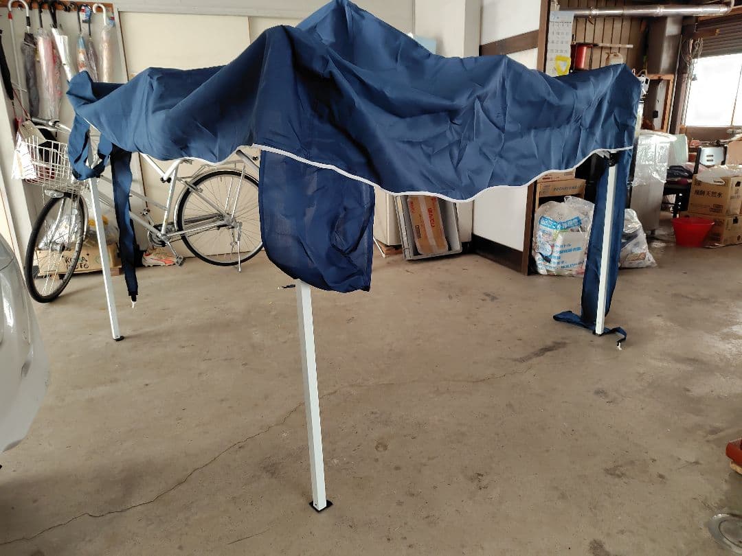 折りたたみ式ネイビータープ 収納バッグ付き