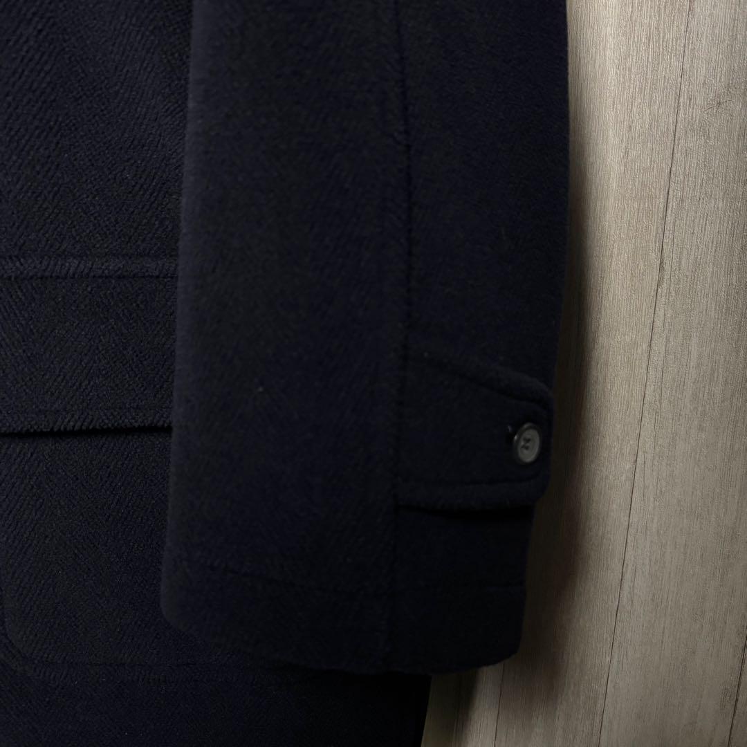 3584【英国製・ムーアブルック】モンゴメリー ヘリンボーン ダッフルコート