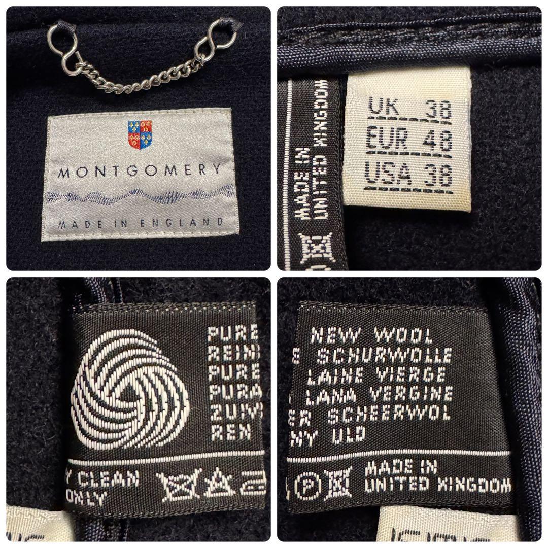 3584【英国製・ムーアブルック】モンゴメリー ヘリンボーン ダッフルコート