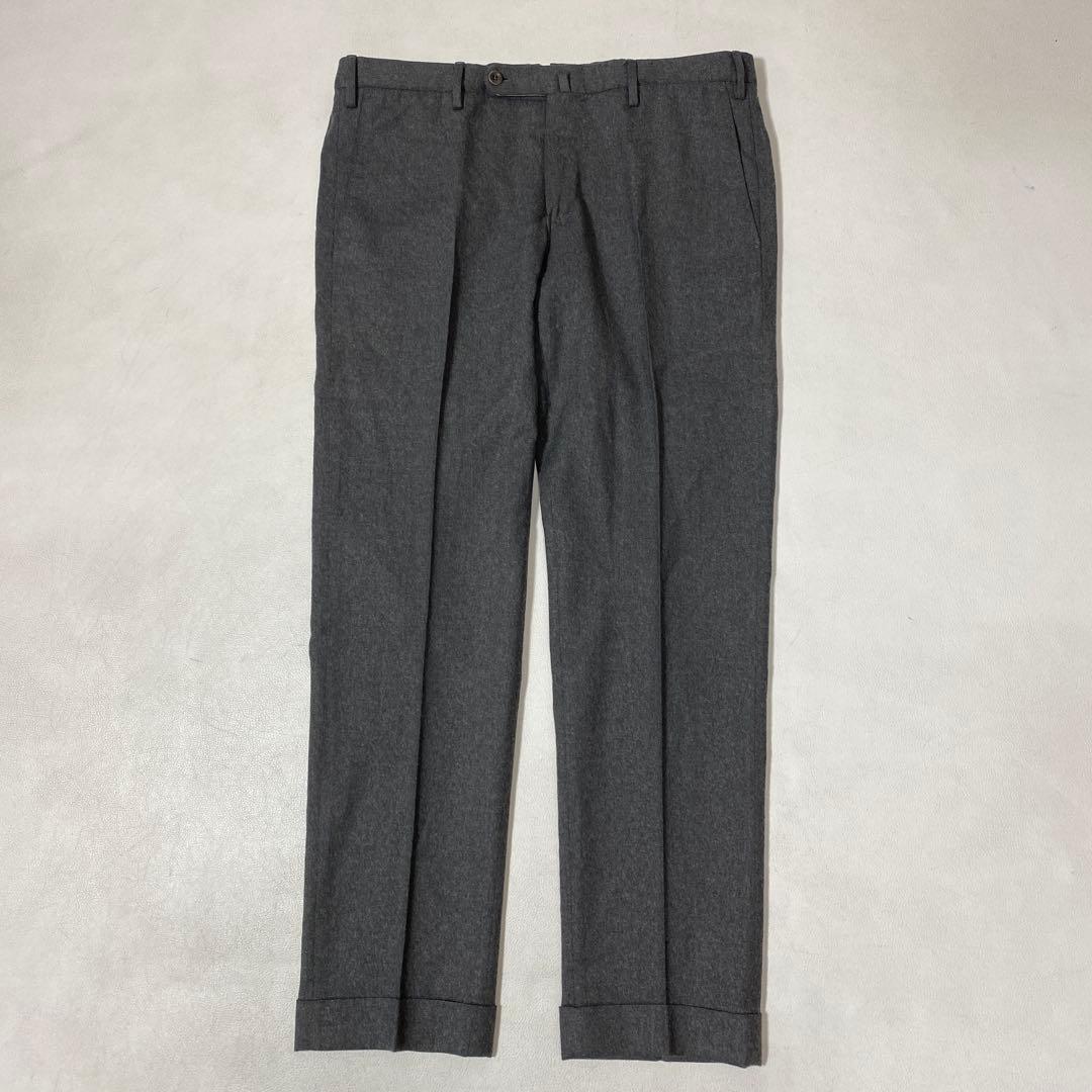 美品 INCOTEX テクノ フランネル アーバン トラベラー スラックス 48