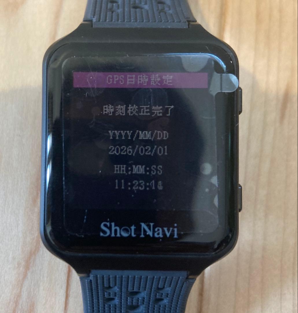 Shot Navi AIR(ショットナビ) ブラック　タッチパネル　美品