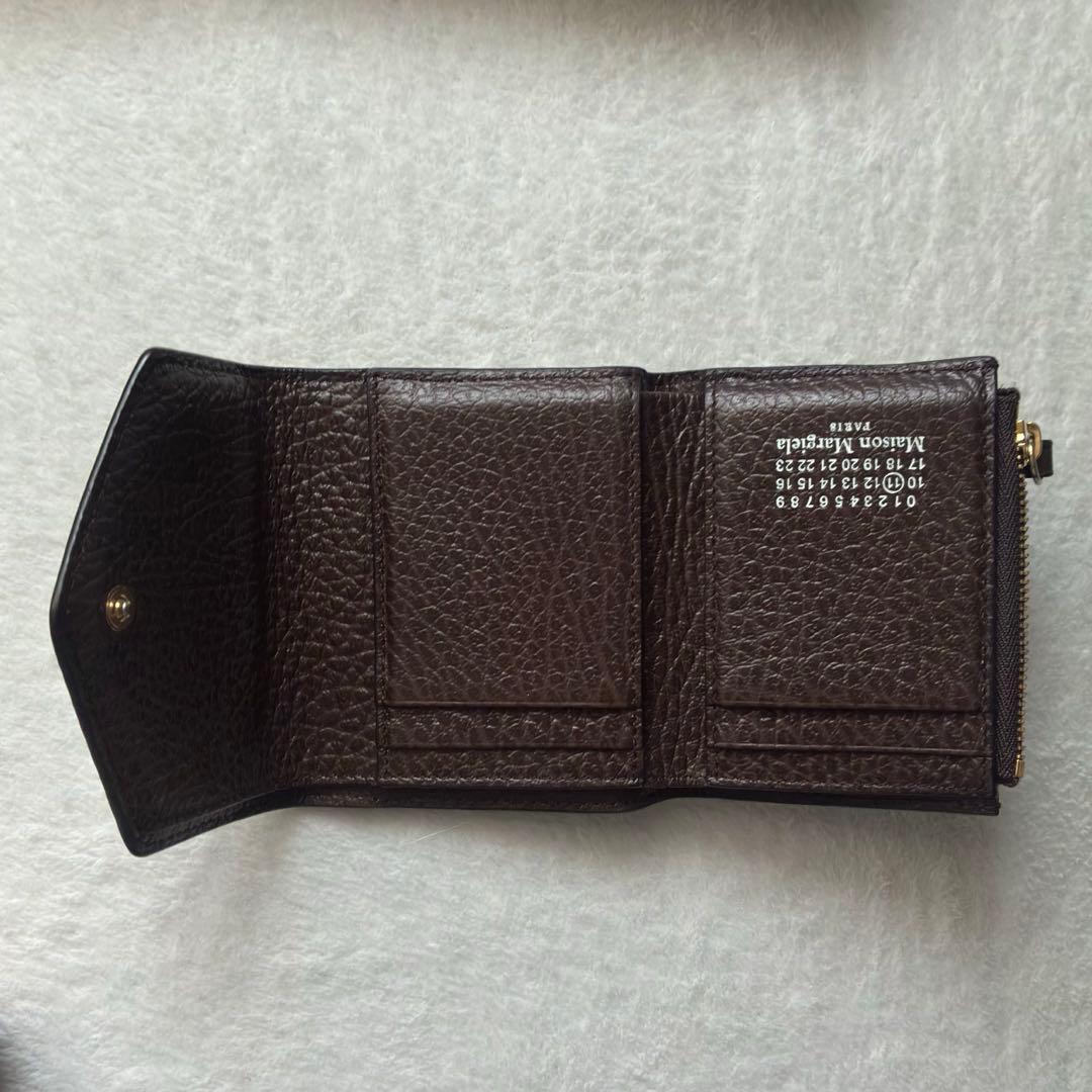 Maison Margiela 三つ折り財布 ウォルナット