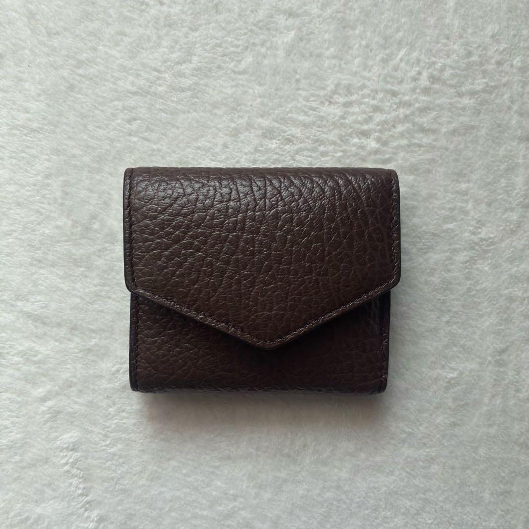Maison Margiela 三つ折り財布 ウォルナット