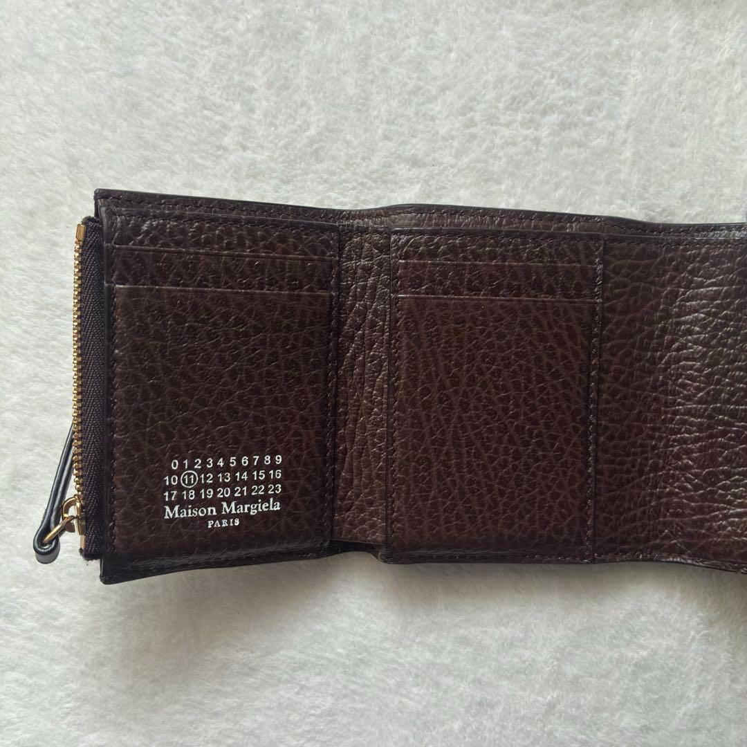 Maison Margiela 三つ折り財布 ウォルナット