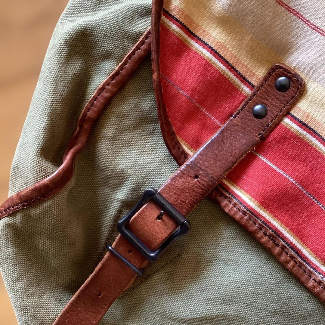 ラルフローレンDENIM&SUPPLY ヴィンテージバッグ　鞄　ネイティブ