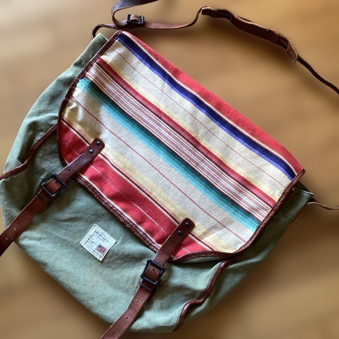 ラルフローレンDENIM&SUPPLY ヴィンテージバッグ　鞄　ネイティブ