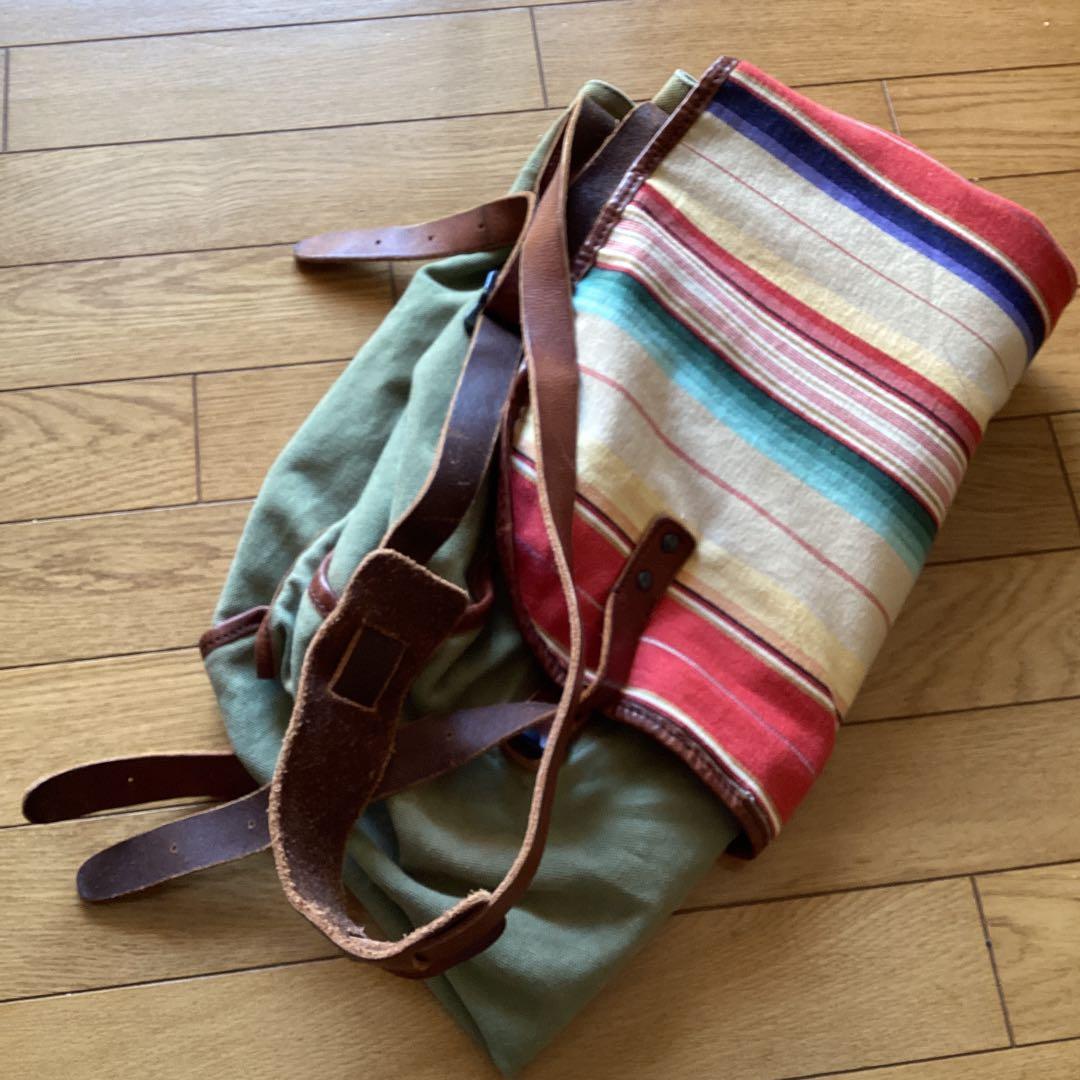 ラルフローレンDENIM&SUPPLY ヴィンテージバッグ　鞄　ネイティブ