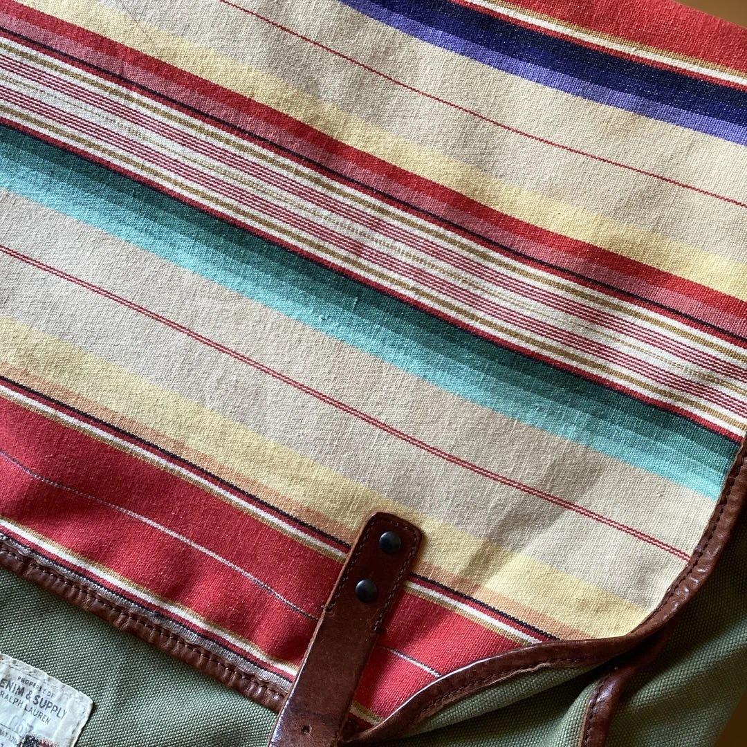 ラルフローレンDENIM&SUPPLY ヴィンテージバッグ　鞄　ネイティブ