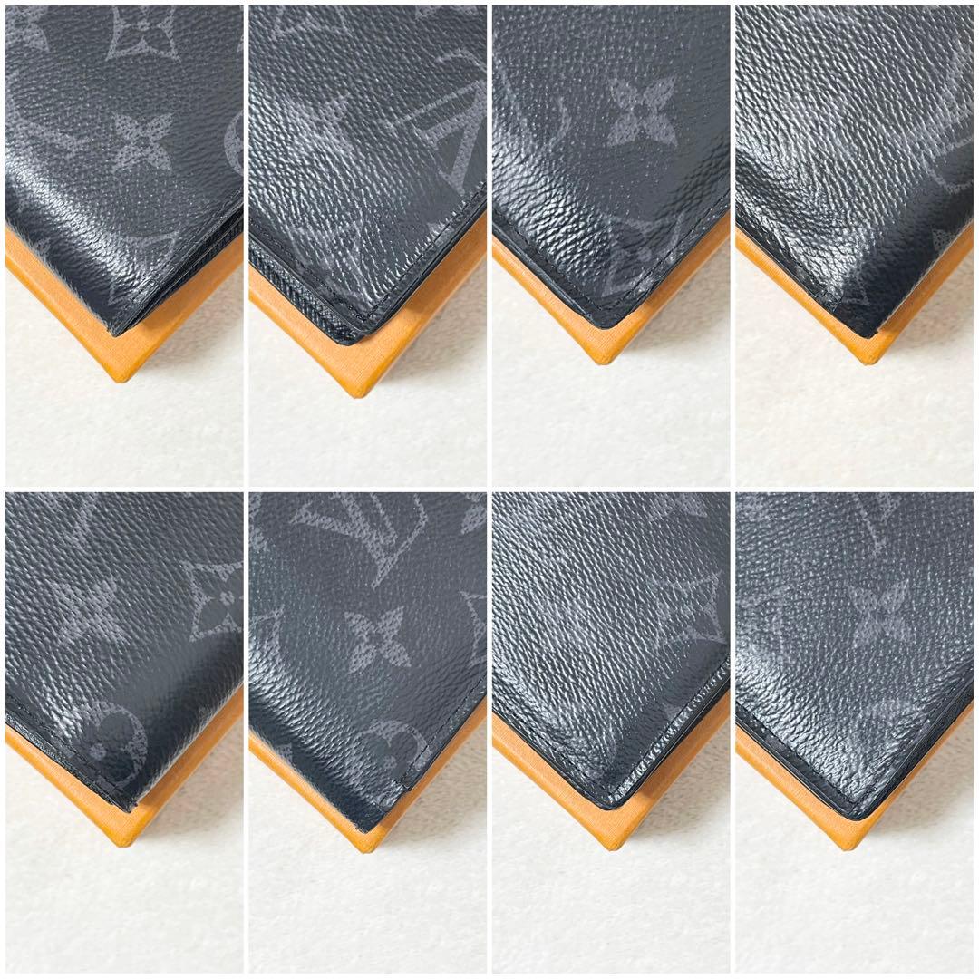 【新型】ルイヴィトン エクリプス 二つ折り財布 ポルトフォイユマルコ