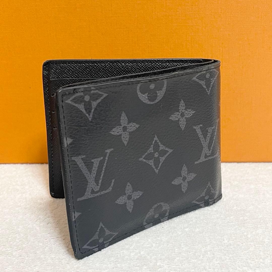 【新型】ルイヴィトン エクリプス 二つ折り財布 ポルトフォイユマルコ