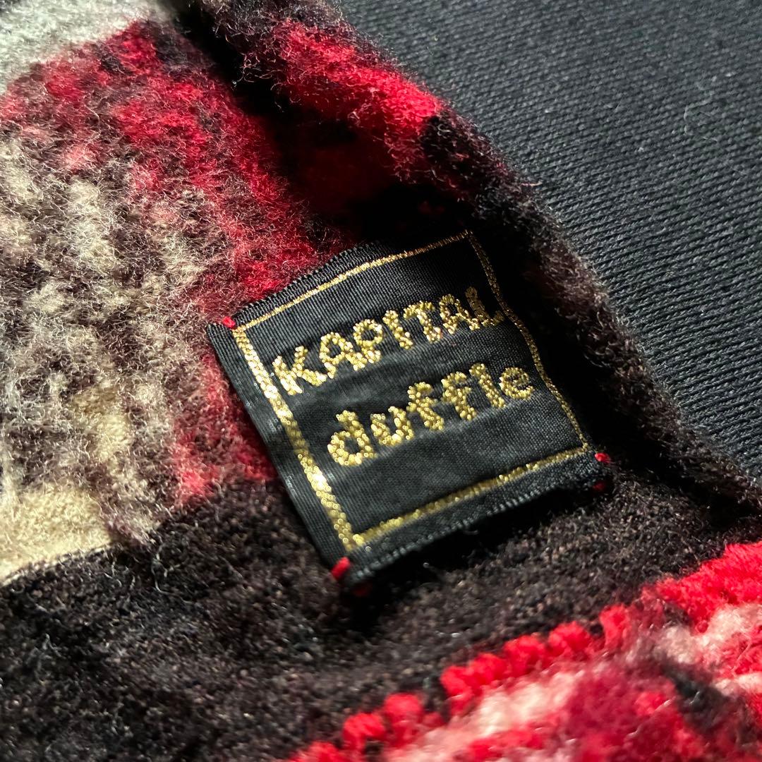 KAPITAL 幾何学模様 Wool Stole 縮絨ウールマフラー アフリカ？