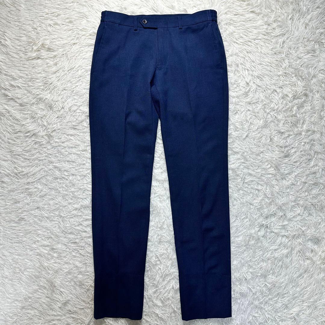 未使用級 スーツセレクト 4S 3ピース ネイビー 洗濯可 セットアップ Y4