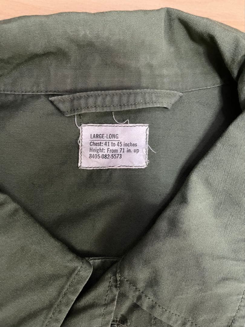 60’s ジャングルファティーグジャケット 3rd ノンリップ