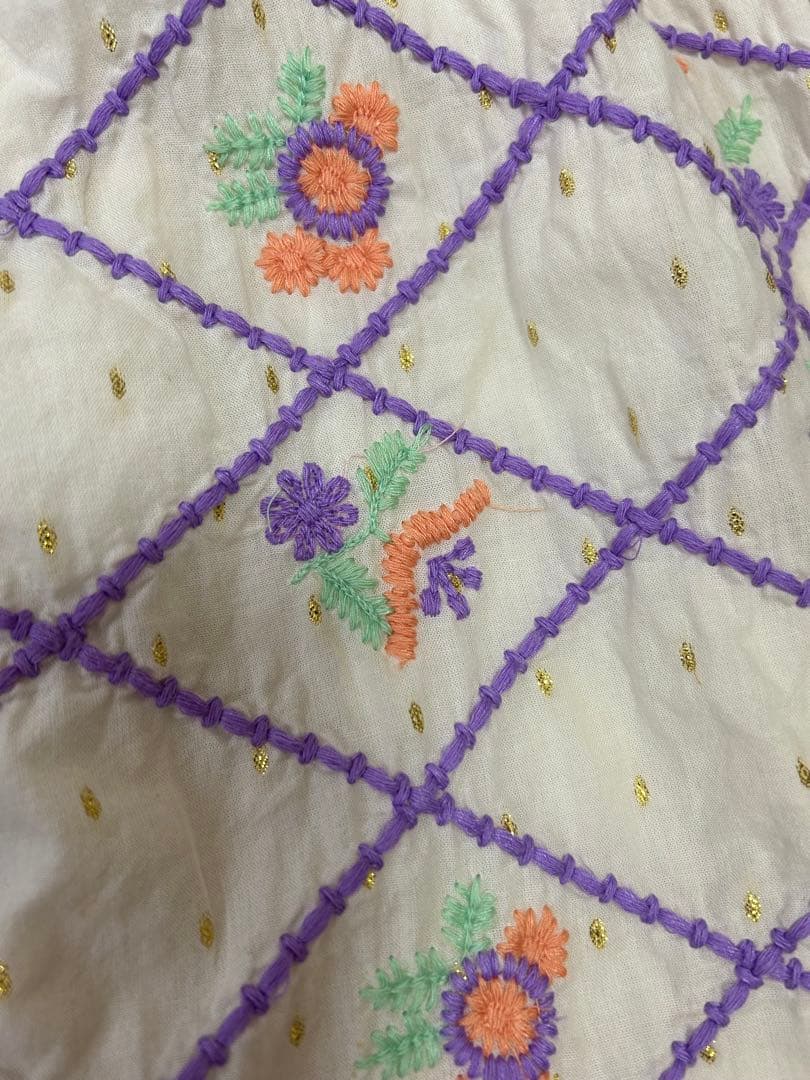 bonjour diary 刺繍ワンピース 8y